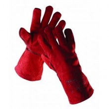 Pracovné rukavice SANDPIPER červené na zváranie