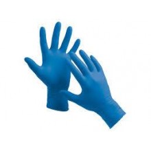 Jednorázové nitrilové rukavice SPOONBILL modré, nepúdrované