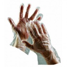 Jednorázové PE rukavice DUCK biele